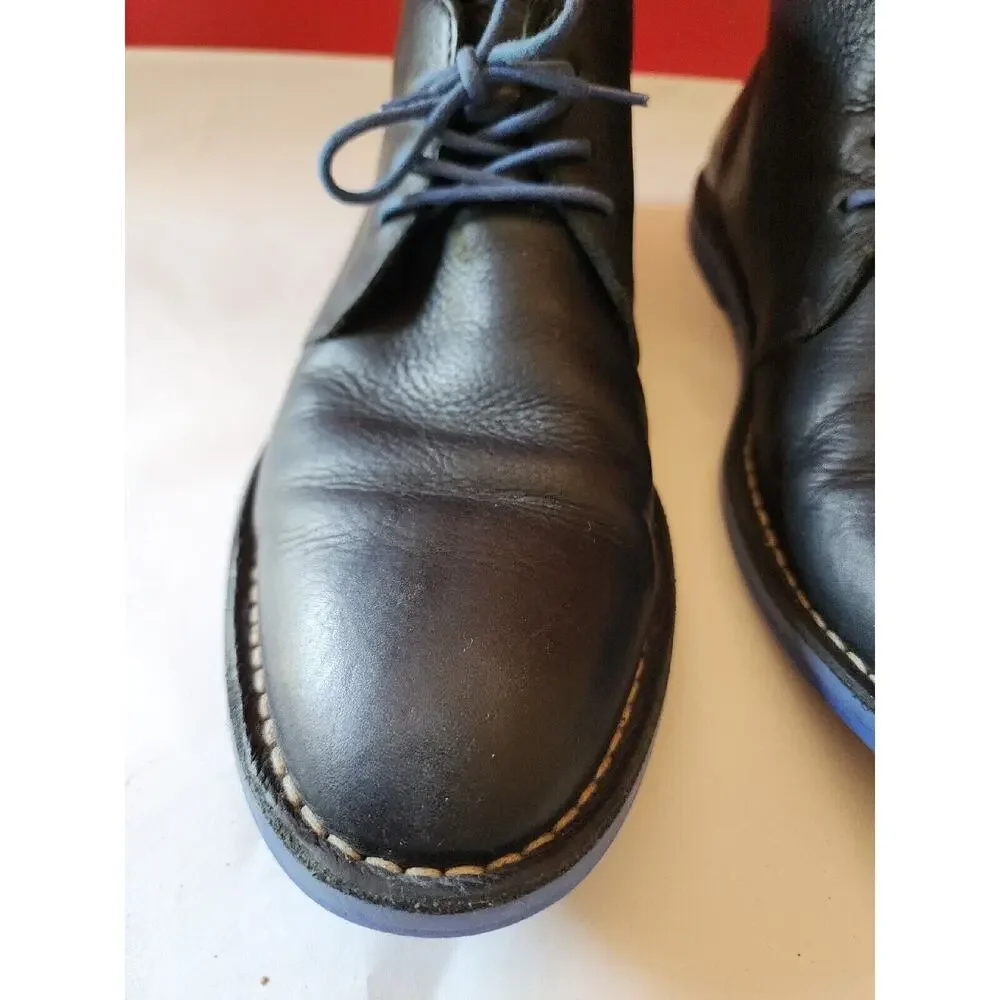 Cole Haan Men's 8 M Black Soft Leather Ankle Boots Dress Casual Shoes